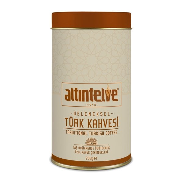 Altıntelve Öğütülmüş Türk Kahvesi Teneke 250 Gr