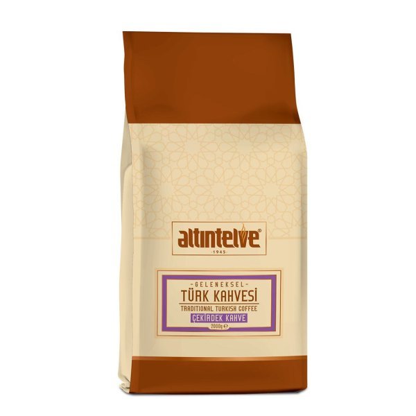 Altıntelve Kavrulmuş Çekirdek Türk Kahve 2000 Gr