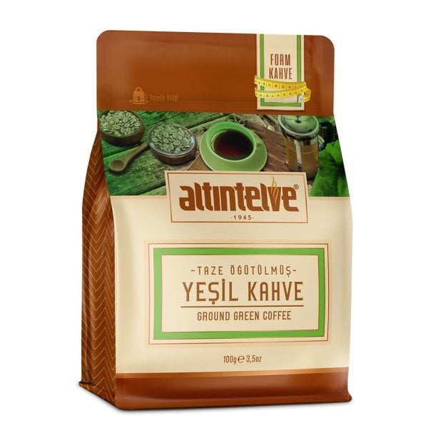 Altıntelve Yeşil Kahve Kraft 100 Gr