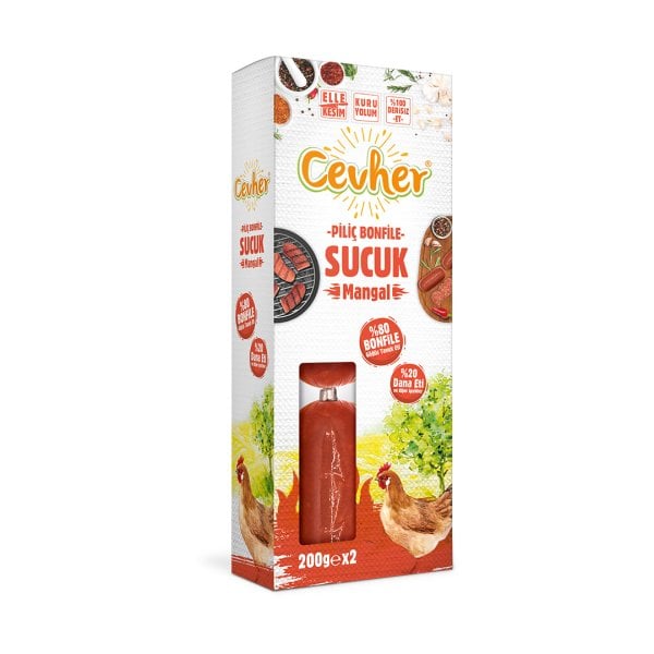 Cevher Piliç Bonfile Mangal Sucuk 2x200 gr