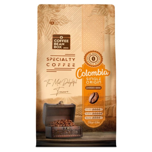 Colombıa Çekirdek Kahve 250 Gr