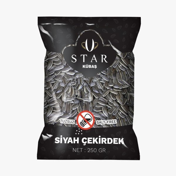 Star Duble Tuzsuz Sıyah Çekirdek 250 Gr